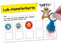 Lob-Hamsterkarte mit 10 Feldern, 25 Stück