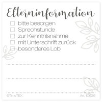 Haftnotiz-Block "Elterninformation", 65 mm x 65 mm, 100 Blatt