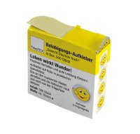 Belobigungs-Aufkleber "Gesicht Daumen hoch" in Spender-Box, 500 Stück