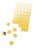 Magnet-Plättchen selbstklebend, 15 mm x 15 mm, 91 Stück für Tafelmaterial