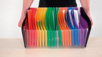 Stehsammler "Fächerstar" A4, 23 Fächer, 6 Farben