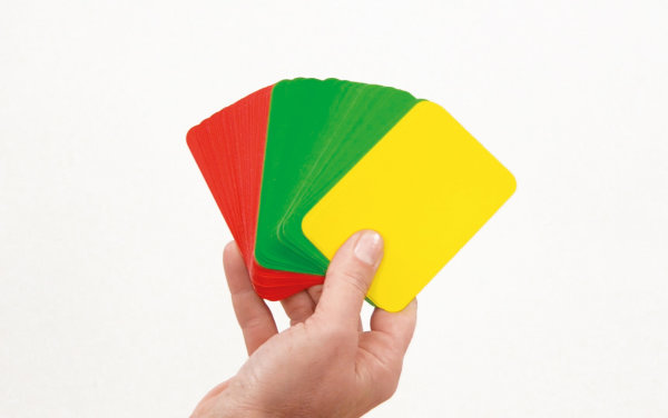 TimeTEX Ampel-Karten, Feedback zum Verhalten, für Abstimmungen etc.