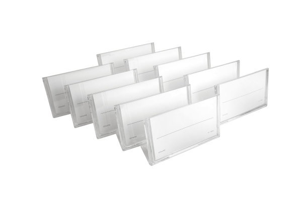 TimeTEX Set Namensschild-Aufsteller, 10-tlg.