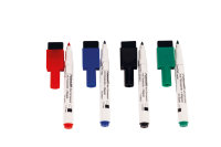 4er Set Folienstifte non permanent mit Filzwischer +...