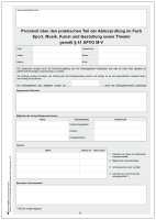 Protokoll über den praktischen Teil der...