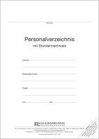 Personalverzeichnis mit Stundennachweis für 20 Mitarbeiter/innen