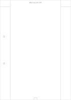 Einzelblatt blanko, Reinschrift