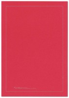 Premium Zeugnis-Überreichungsmappe rot metallic mit Silberdruck  - stilvoll und hochwertig