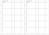 Anwesenheiten mit Tagebuch im offenen Ganztag/ Kontroll- und Nachweisheft