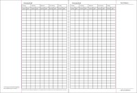 Anwesenheiten mit Tagebuch im offenen Ganztag/ Kontroll- und Nachweisheft