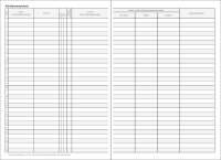 Anwesenheiten mit Tagebuch im offenen Ganztag/ Kontroll- und Nachweisheft