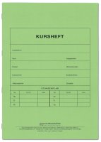 Kursheft Sek II, 1Kurshalbjahr, grün
