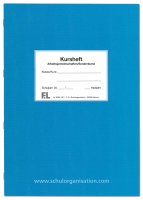 Kursheft - Arbeitsgemeinschaften/ Sonderkurse, blau