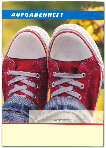 Aufgabenheft Motiv Turnschuhe