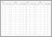 Sportstätten- Belegungsheft (F&L 9095-1990)