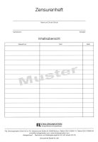 Zensurenheft für Fachlehrer