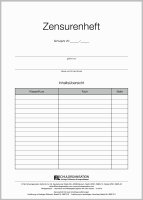 Zensurenheft klassenweise (F&L 366010)