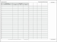 Notenbuch, Ergebnisse mündliche/schriftliche Leistungen (F&L 9095-1220)