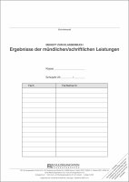 F&L Ergebnisse mündliche/ schriftliche Leistungen