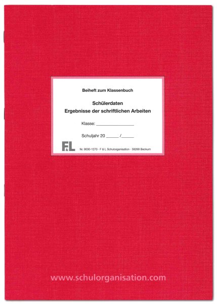 Schülerdaten/ Ergebnisse der schriftlichen Arbeiten