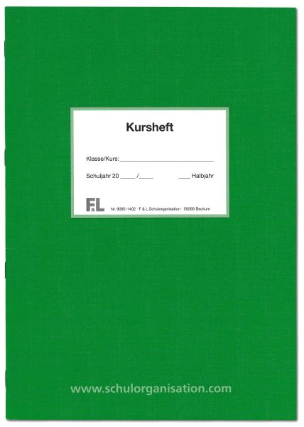 F&L Kursheft 1 Kurshalbjahr, grün