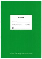 F&L Kursheft, 1 Kurshalbjahr, grün