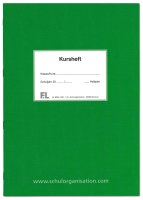 F&L Kursheft, 2 Kurshalbjahre, grün