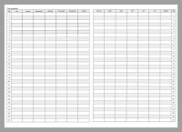 Klassenbuch für Teilzeitunterricht