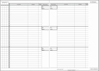 Klassenbuch variabel, stündliche Anwesenheit