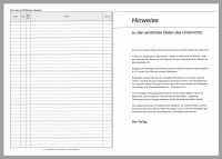 Klassenbuch amtl. Daten, rot