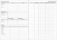 Klassenbuch komplett, blau