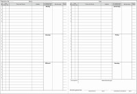 Klassenbuch Realschule, grün