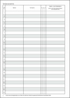 Klassenbuch FOS Teil B stundenweise, LoseBlatt