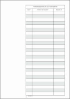 Klassenbuch FOS Teil B stundenweise, LoseBlatt