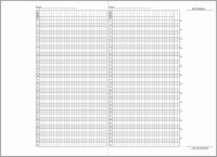 Notenbuch, Ergebnisse mündliche/ schriftliche Leistungen, rot