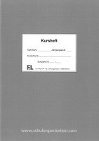 Kursheft Sek II, 2 Kurshalbjahre, grau