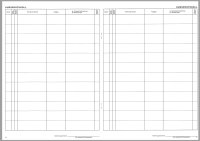 Kursheft Sek II, 2 Kurshalbjahre, blau