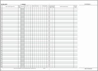 F&L Kursheft Sek II, 4 Kurshalbjahre, blau