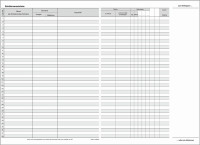 Klassenbuch Realschule, rot