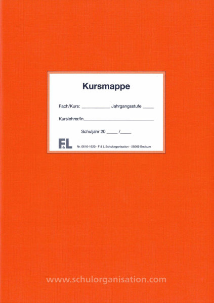 F&L Kursmappe Sek II NRW, 2 Hj, orange