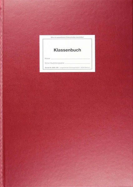 F&L Klassenbuch für die Berufsschule, 2 Jahre, Vollzeit, blau