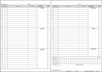 F&L Klassenbuch für die Berufsschule, 2 Jahre, Vollzeit, blau