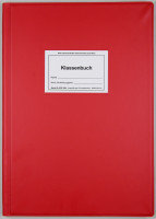Klassenbuch Vollzeit BBS, ohne Anwesenheit, rot