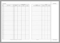 Klassenbuch Vollzeit BBS, ohne Anwesenheit, rot