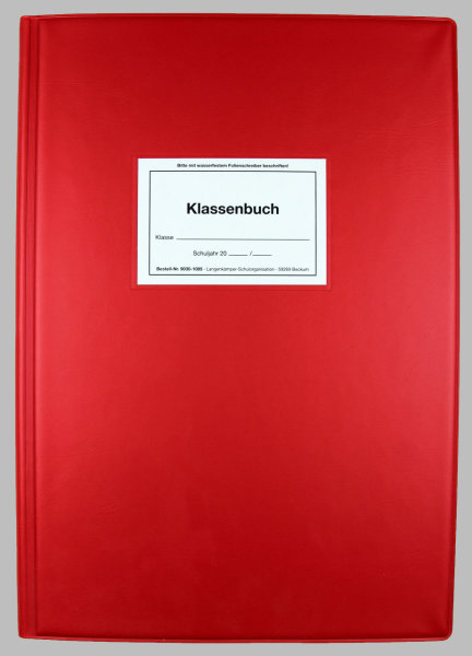 Klassenbuch Vollzeit/Teilzeit BBS, rot