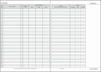 Klassenbuch Vollzeit BBS, intelligent, blau