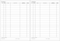 F&L Kursheft, 2 Kurshalbjahre, rot