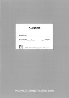 F&L Kursheft, 2 Kurshalbjahre, grau