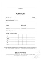 F&L Kursheft, 2 Kurshalbjahre, blau