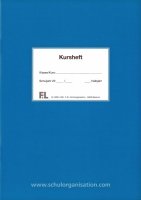 F&L Kursheft, 2 Kurshalbjahre, blau